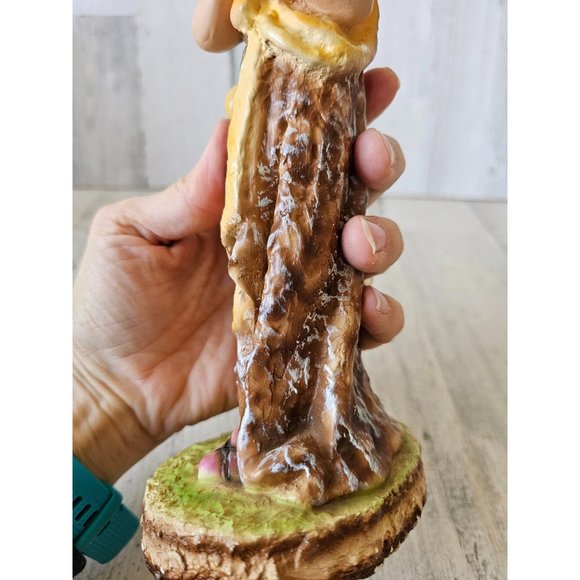 Vintage chalkware Italian Shepherd nativity man lb New York decor religious - Picture 7 of 8